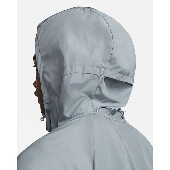 Nike NWT Repel Miler Jacket Reflective Silver/Smoke Grey Medium - Picture 6 of 10